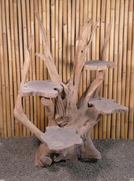 Product image 6 of the product “Shelf made of teak wood about approx. 150cm height ”